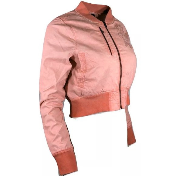 AFFLICTION Women's EMBROIDERY JACKET LACE UP BOBMB - Picture 8 of 12